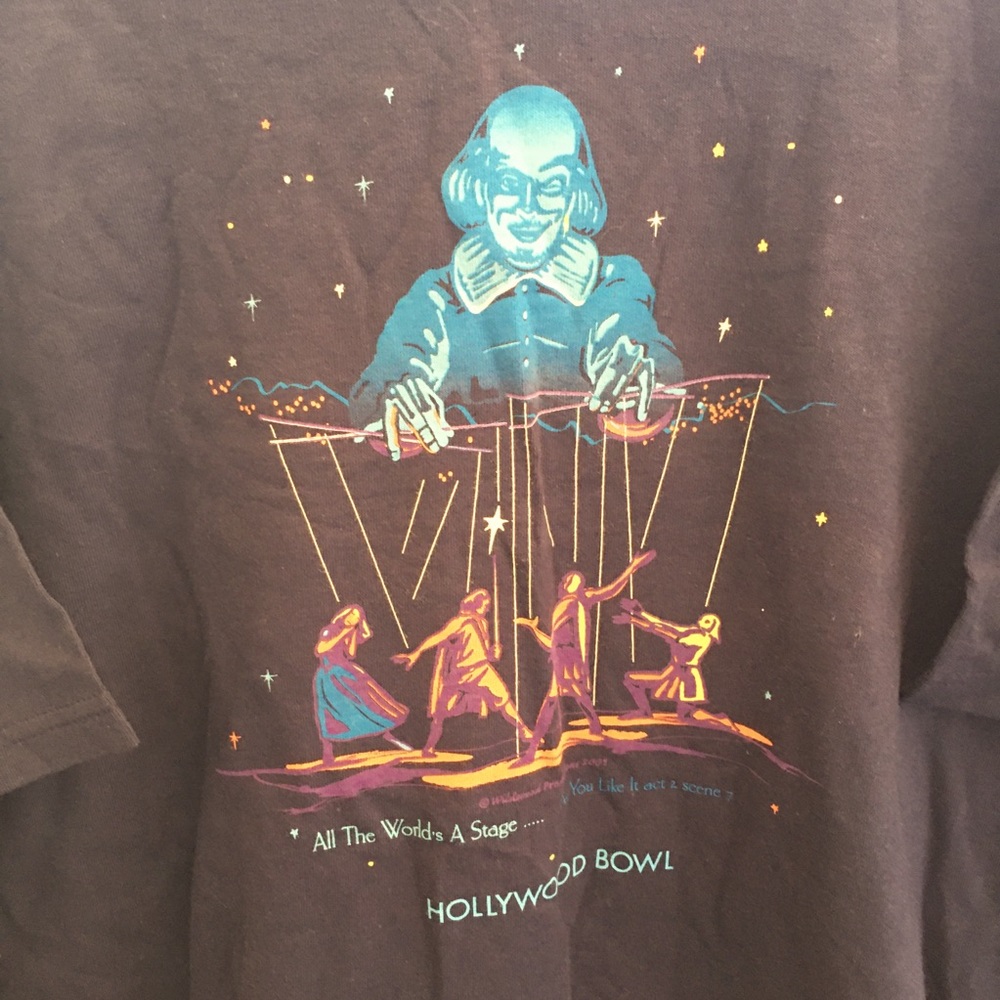 Vintage 2001 Hollywood Bowl graphic print T-shirt